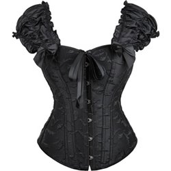 CORSET ÁNGELES NEGRO