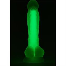 RADIANT SOFT SILICONE - PENE BRILLANTE VERDE DE 17,5CM