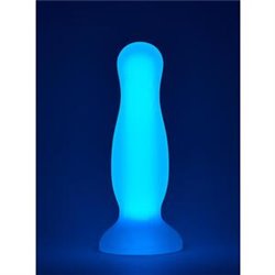 RADIANT SOFT - PLUG BRILLANTE DE SILICONA AZUL