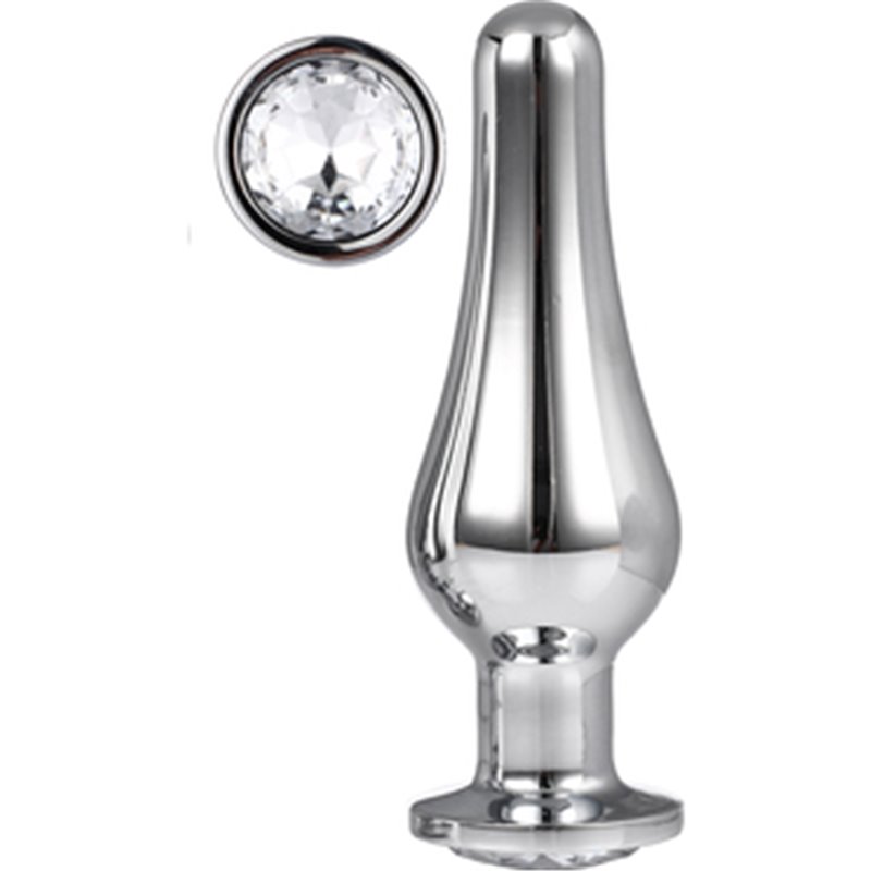 GLEAMING LOVE SILVER PLEASURE PLUG L