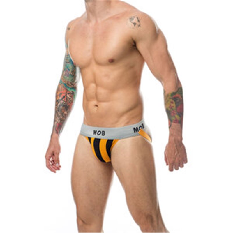 MOB STRIPE CLASSIC JOCK - TANGA NARANJA