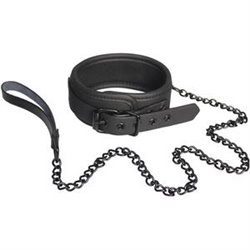 BLAZE COLLAR AND LEASH BLACK