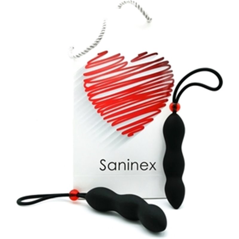 SANINEX CLIMAX - PLUG CON ANILLO - NEGRO