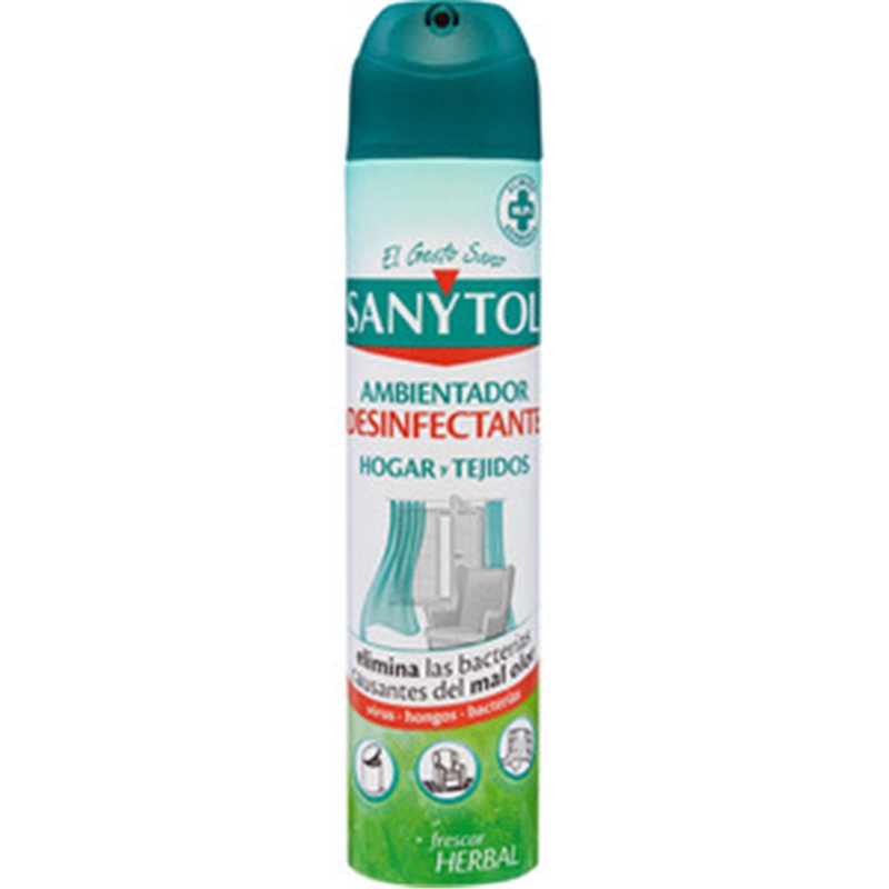 SANYTOL AMBIENTADOR DESINFECTANTE PARA HOGAR Y TEJIDOS 300 ML