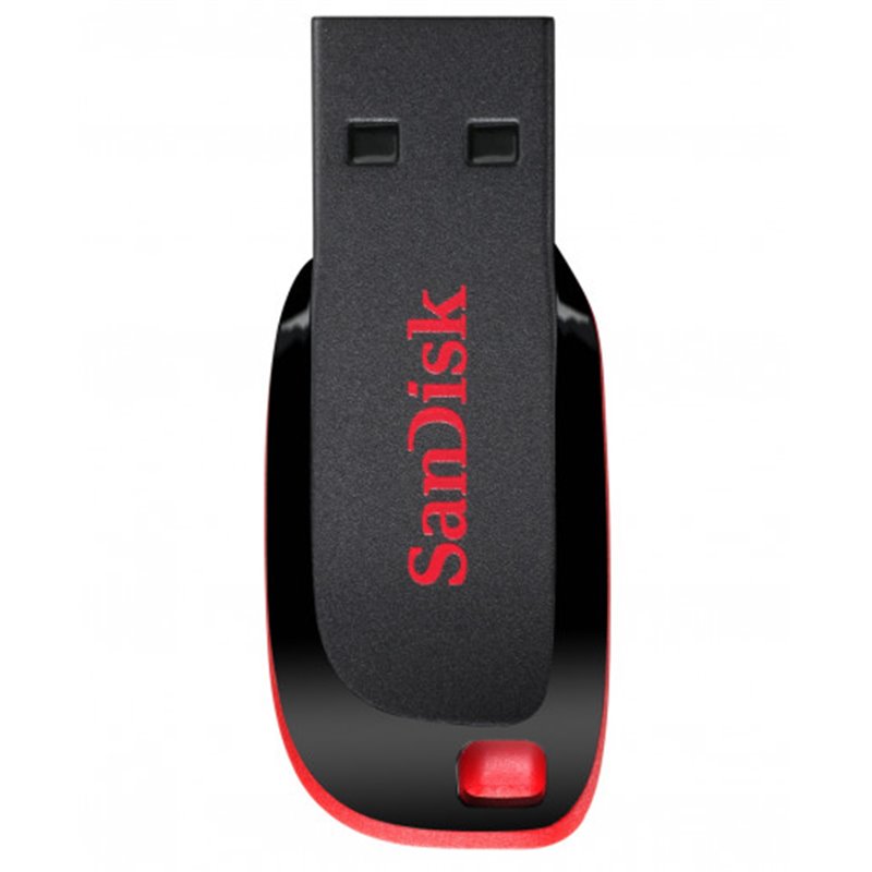 Sandisk Cruzer Blade unidad flash USB 64 GB USB tipo A 2.0 Negro, Rojo