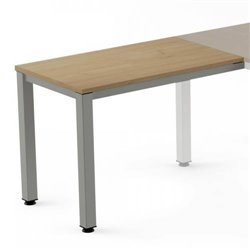 ALA  PARA MESA SERIE EXECUTIVE 100X60 GRIS / ROBLE  ROCADA 2107AD08