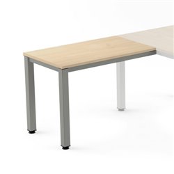 ALA  PARA MESA SERIE EXECUTIVE 100X60 GRIS / HAYA ROCADA 2107AD01