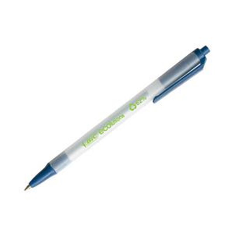 BOLIGRAFO ECO CLICSTIC RECICLADO TRAZO MEDIO EN COLOR AZUL BIC 8806891