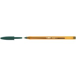 BOLIGRAFO CRISTAL FINE CUERPO NARANJA TRAZO 0,3 MM. COLOR VERDE BIC 872729