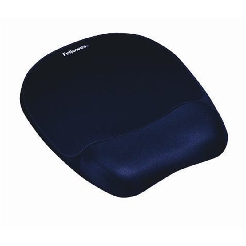 ALFOMBRILLA CON REPOSAMUÑECAS MEMORY FOAM AZUL FELLOWES 9172801