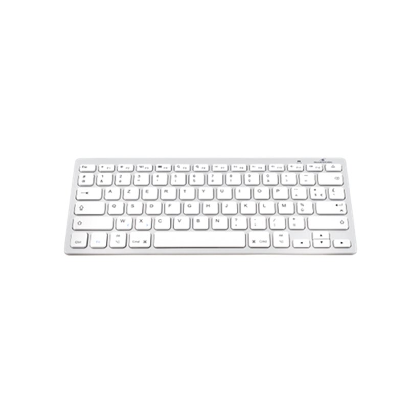 Bluestork BS-KB-MICRO/BT/SP teclado Bluetooth QWERTY Español Plata, Blanco