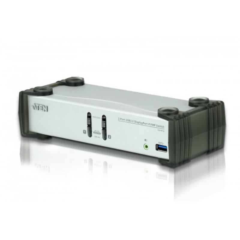 Aten CS1912 interruptor KVM Negro, Gris