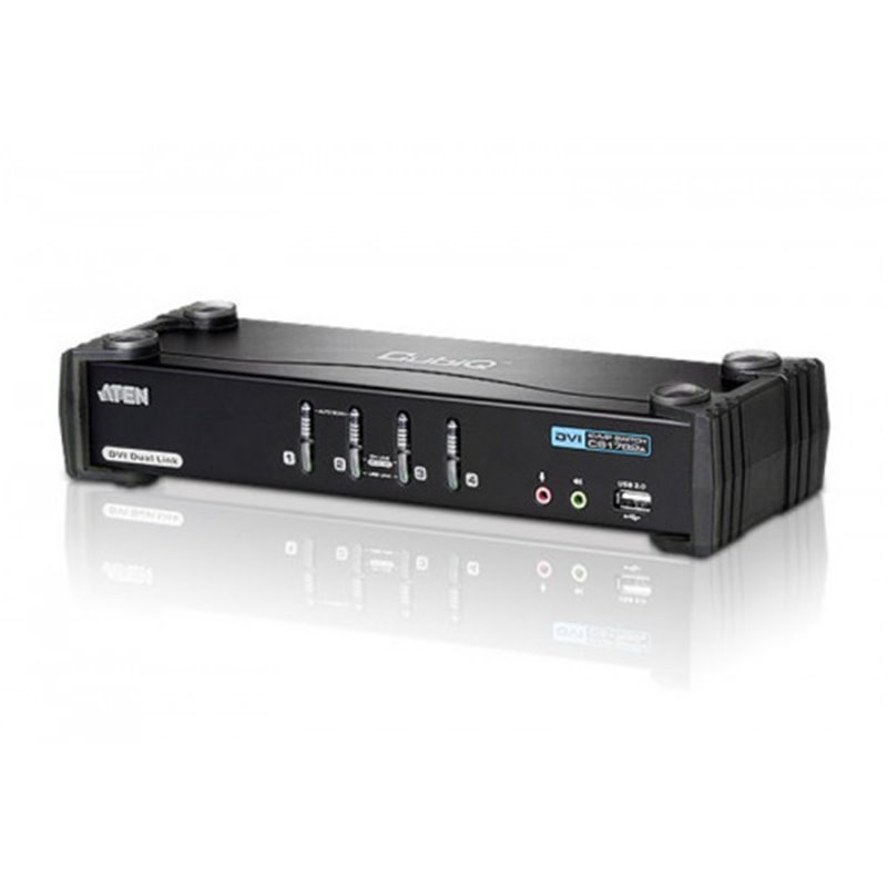 Aten CS1784A interruptor KVM Negro