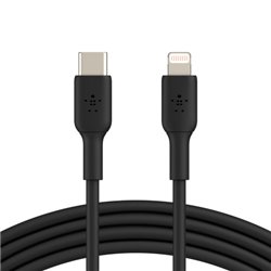 Belkin CAA003BT1MBK cable de conector Lightning 1 m Negro