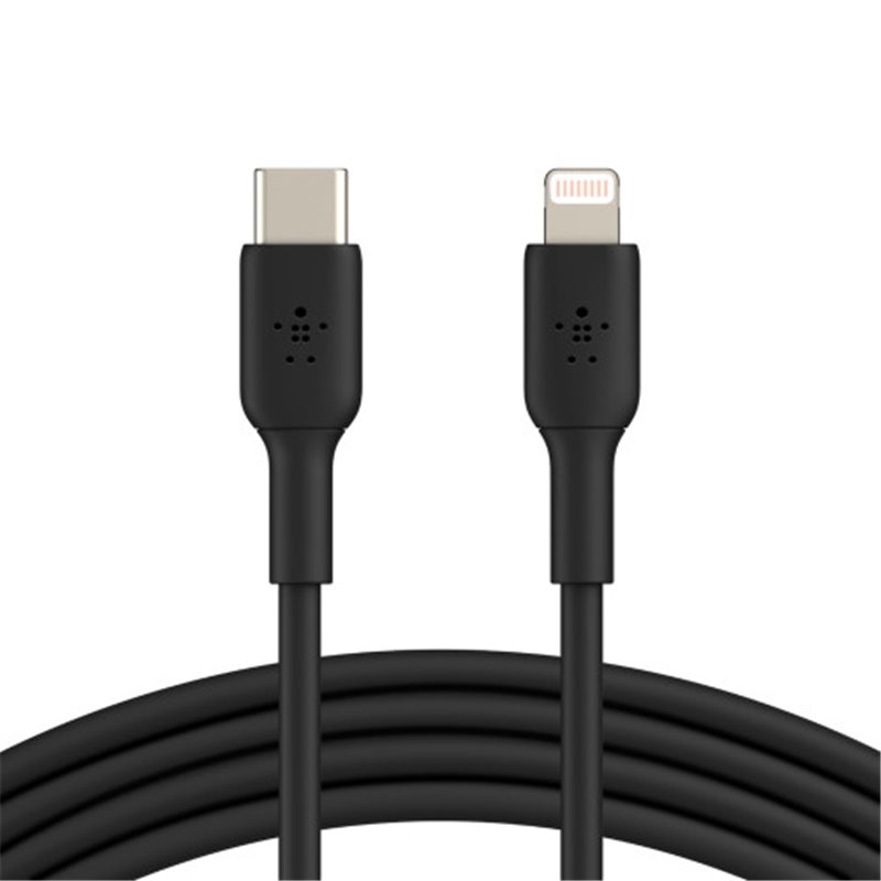 Belkin CAA003BT1MBK cable de conector Lightning 1 m Negro