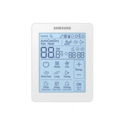 CONTROL REMOTO MULTIFUNCIÓN POR CABLE, TÁCTIL CON PANTALLA DE GRAN PULGADA.