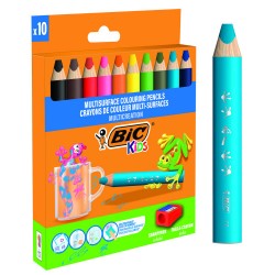 ESTUCHE LAPICES MULTISUPERFICIE BLISTER 10UDS BIC 515276