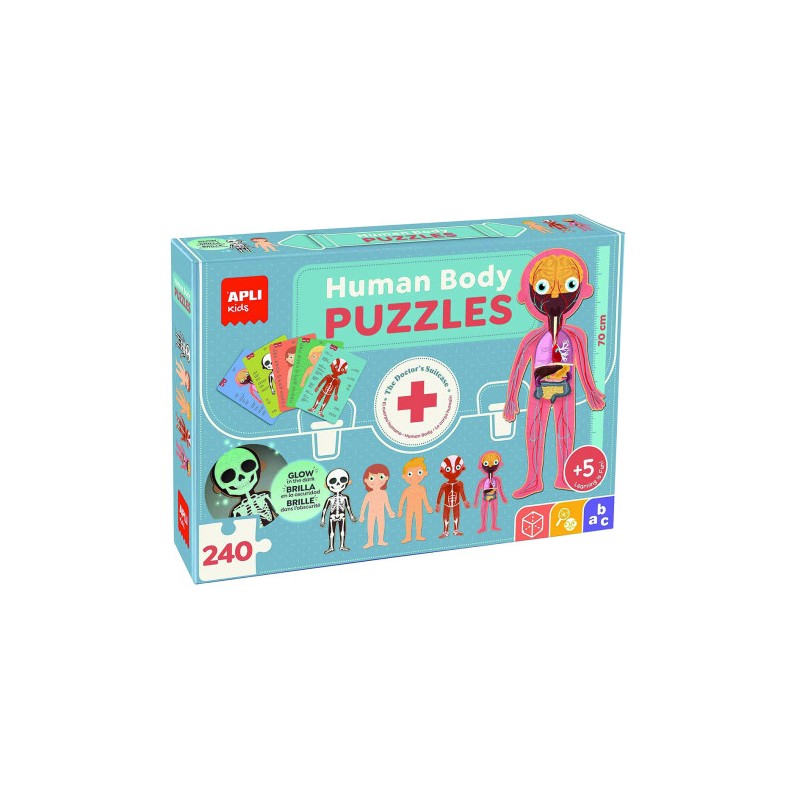 PUZZLE EDUCATIVO CUERPO HUMANO APLI 19438