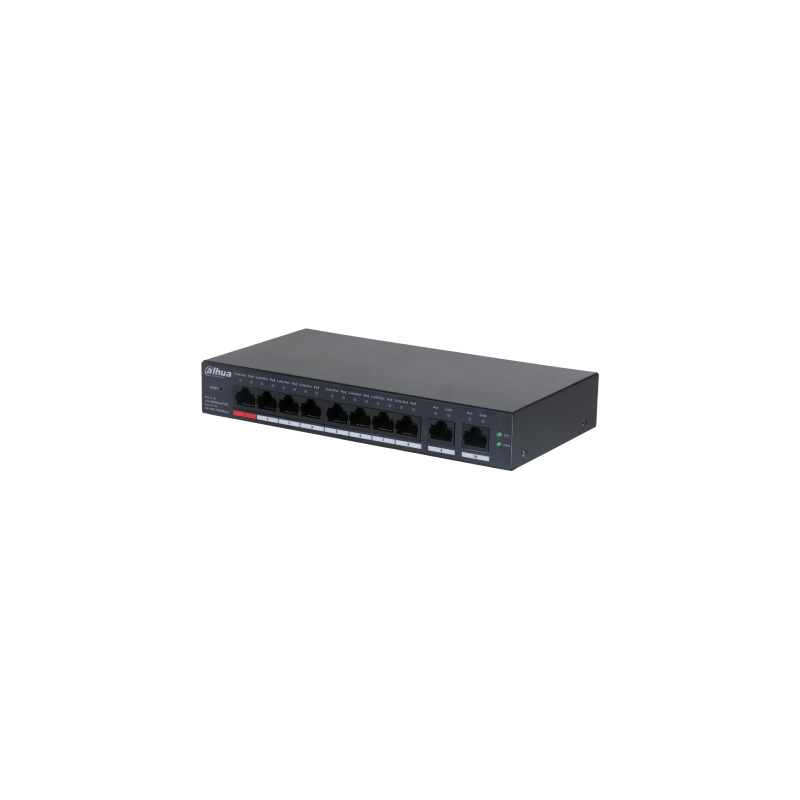 (DH-CS4010-8ET-110) DAHUA SWITCH 10 PUERTOS CLOUD MANAGEMENT 8 POE