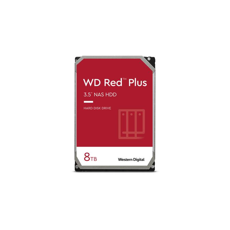 WD HD INTERNO WD RED PLUS 8TB 3.5 SATA -  WD80EFPX