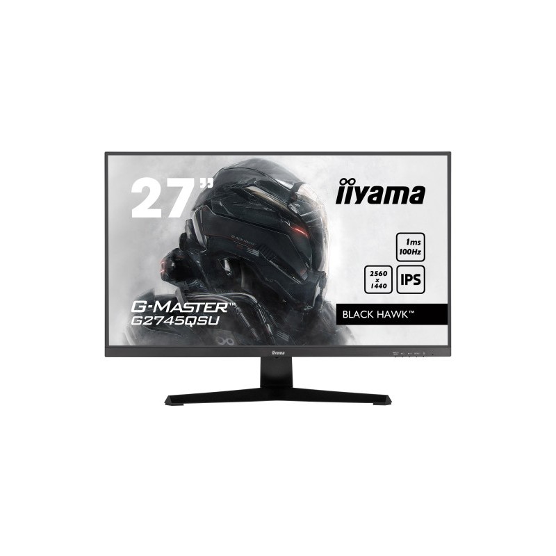 iiyama G-MASTER G2745QSU-B1 pantalla para PC 68,6 cm (27") 2560 x 1440 Pixeles Dual WQHD LED Negro