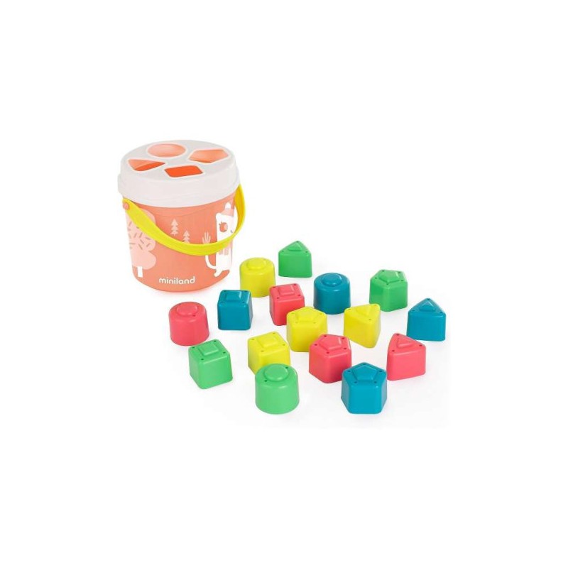 CUBO & FORMAS ENCAJABLE COLOR SALMON MINILAND 5005097342