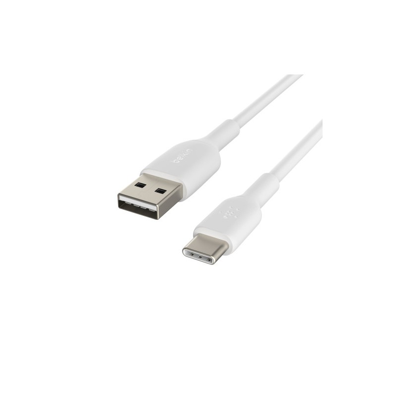 Belkin CAB001BT2MWH cable USB 2 m USB A USB C Blanco