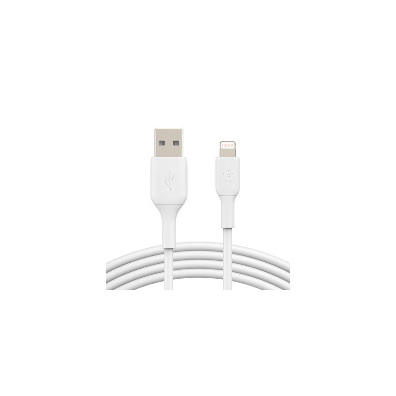 Belkin CAA001BT3MWH cable de conector Lightning 3 m Blanco