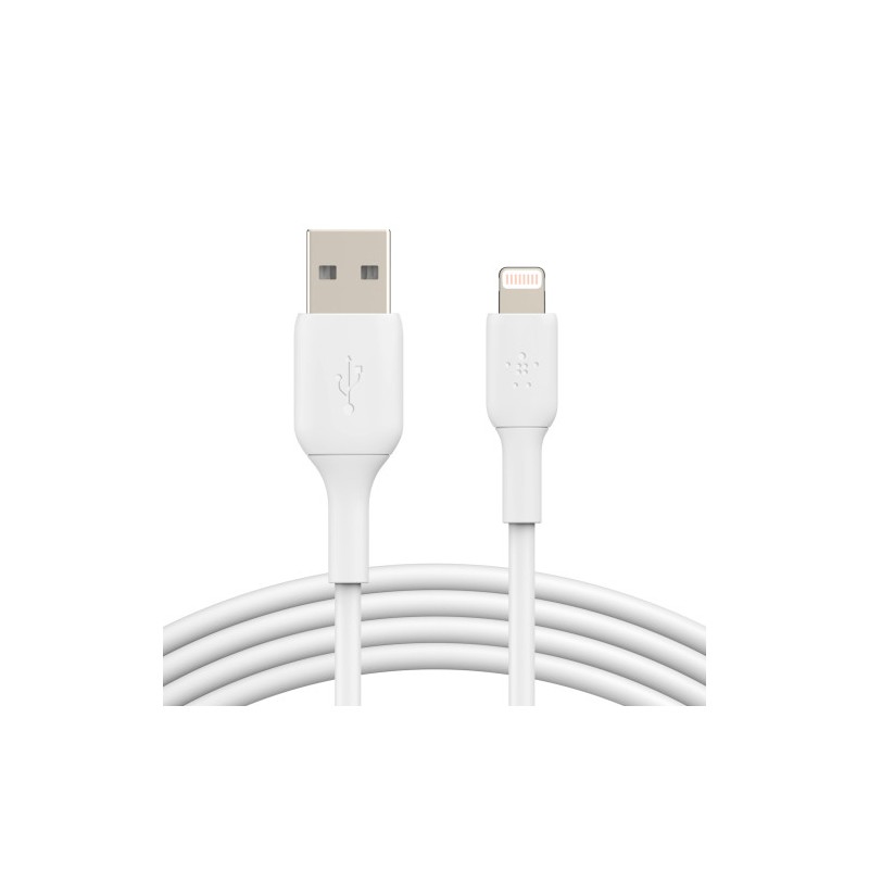 Belkin CAA001BT1MWH cable de conector Lightning 1 m Blanco