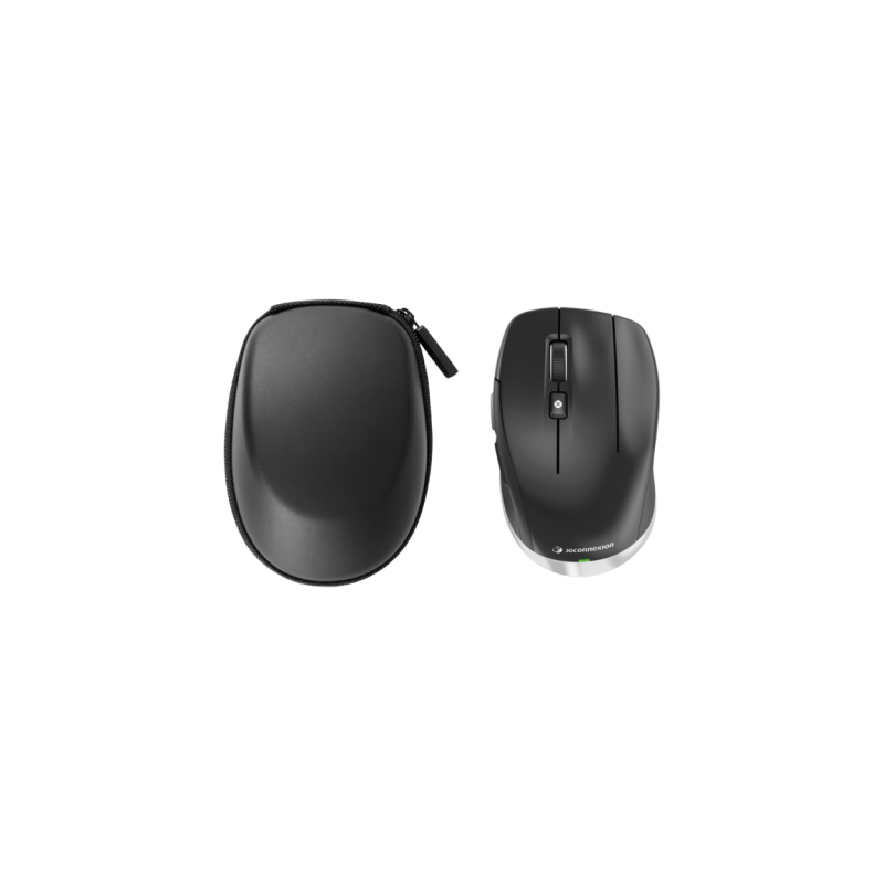 3Dconnexion CADMOUSE COMPACT WIRELESS USB-C ratón RF Wireless + Bluetooth + USB Type-C Óptico