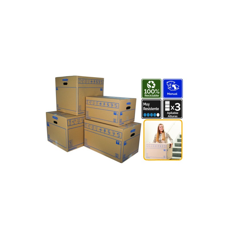 Fellowes 6207501 empaque Caja de cartón para envíos Marrón 10 pieza(s)