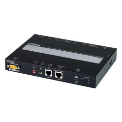 Aten 1 switch KVM a través de IP VGA de un solo puerto para acceso a recurso compartido local/remoto