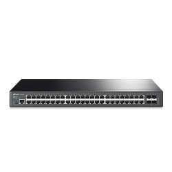 TP-LINK SWITCH ADMINISTRADO JETSTREAM ™ 48 PUERTOS GIGABIT L2 + 4 RANURAS SFP, OMADA SDN CONTROLLER