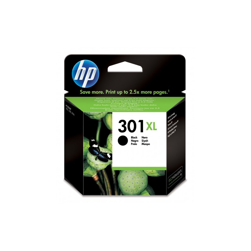 CARTUCHO DE TINTA HP DESKJET 1050 2050 3050 NEGRO 301XL 8ML (CH563EE) HP301XL