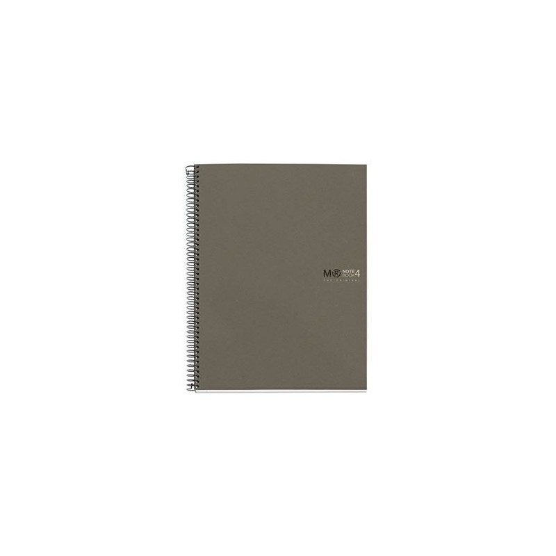 CUADERNO 100% RECICLADO NB-4 A4 120HOJAS ECOGRIS MIQUELRIUS 6082