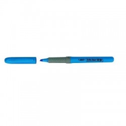 MARCADOR FLUORESCENTE HIGHLIGHTER GRIP TRAZO 1,5-3,3MM. AZUL BIC 811931