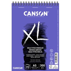 Canson XL Mix Media Bloc de hojas de papel para bellas artes 15 hojas