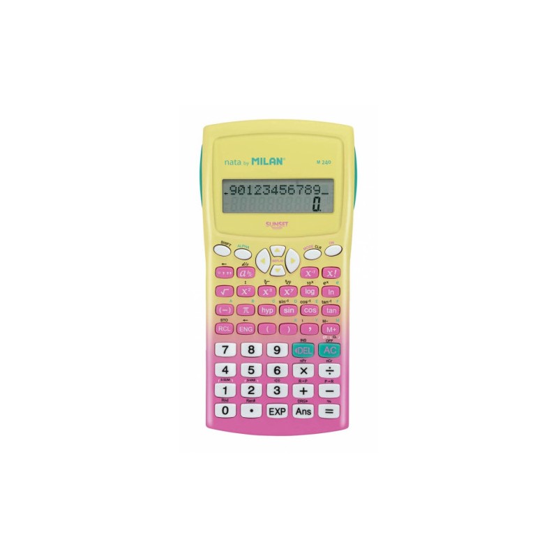 BLÍSTER CALCULADORA CIENTÍFICA M240 SUNSET ROSA NUEVO MILAN 159110SNPBL