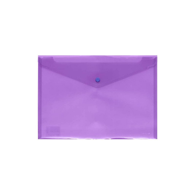 SOBRE POLIPROPILENO FOLIO SOLAPA C/BROCHE PLASTICO VIOLETA CARCHIVO 342K56