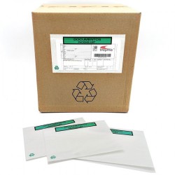 CAJA 1000 SOBRES ADHESIVOS PACK LIST 100% PAPEL 240X170 MM IMPRESO DOCUMENTOS PACKING LIST S2758 F-P