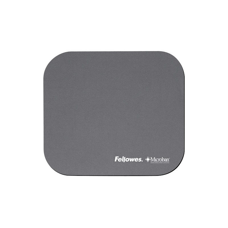 ALFOMBRILLA RATÓN GRIS CON PROTECCIÓN MICROBAN FELLOWES 5934005