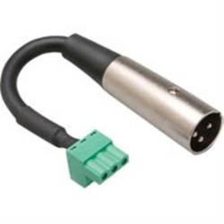 CLEARONE XLR-TO-EUROBLOCK ADAPTER (12 INCH CABLE, 1 CH X QTY 2) (910-6106-002)