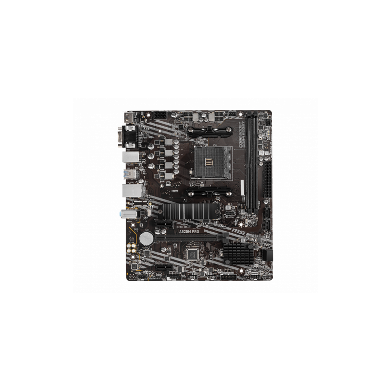 MSI A520M PRO placa base AMD A520 Zócalo AM4 micro ATX