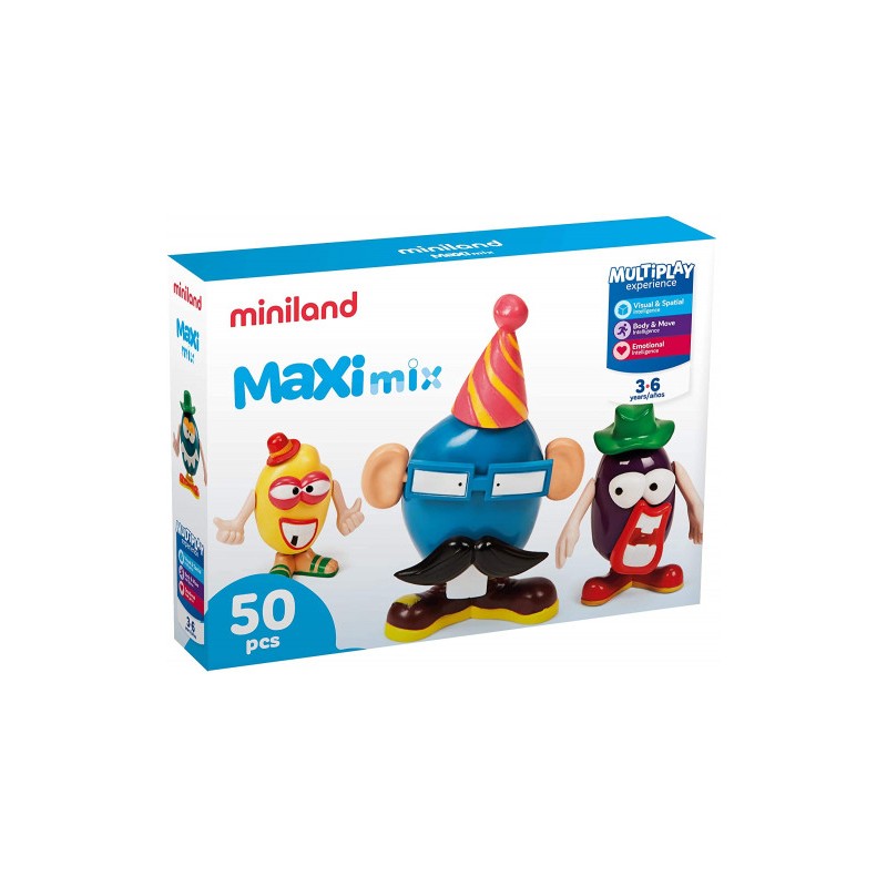 JUEGO MAXIMIX 50 PIEZAS MINILAND 97115