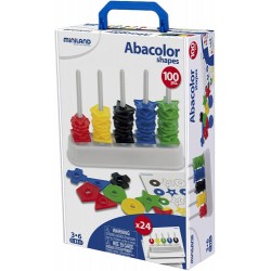 ABACO CON SURTIDO DE FORMAS Y COLORES MINILAND 95270