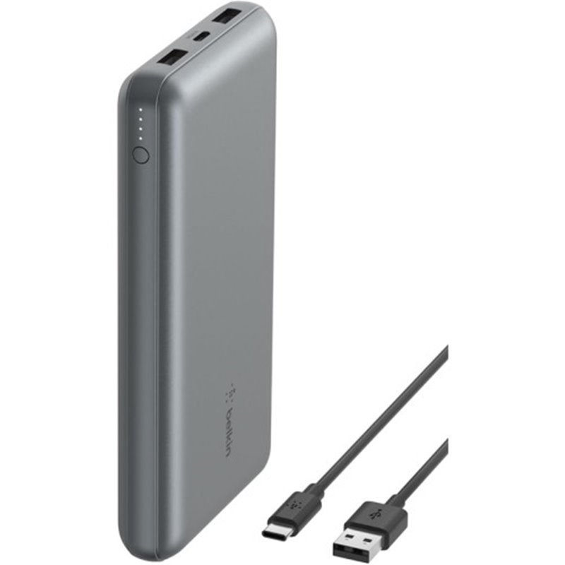 BELKIN 20K POWER BANK 15W SPACE GREY