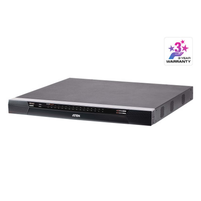 ATEN 1-Local/1-Remote Access 32-Port Multi-Interface Cat 5 KVM con acceso por IP Switch