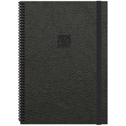 AGENDA 2025 TOKIO DIA/PAGINA 17X24 NEGRO CASTELLANO INGRAF 355562