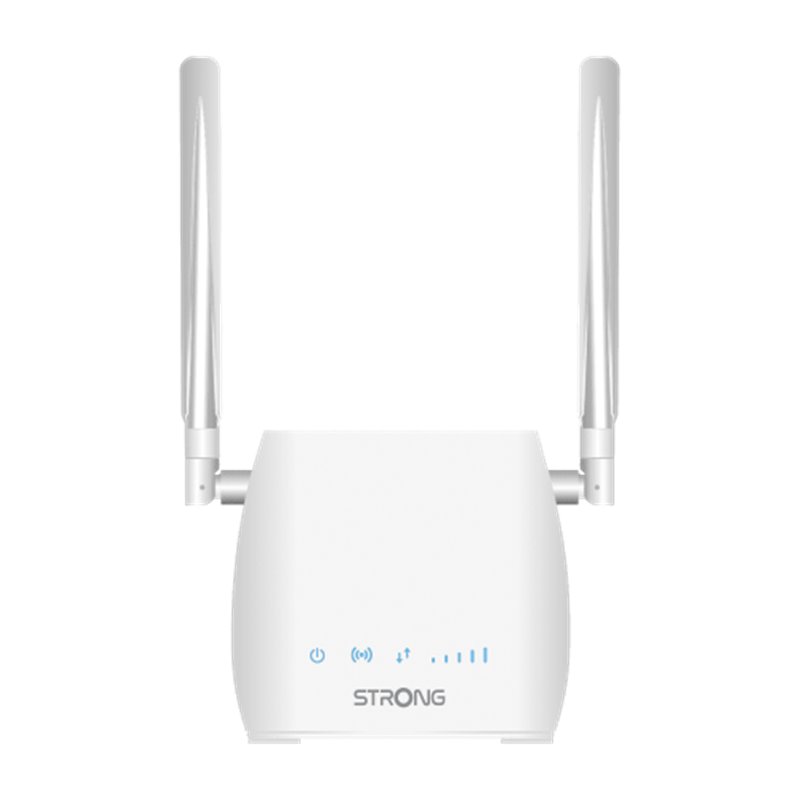 Strong 300M router inalámbrico Ethernet rápido Banda única (2,4 GHz) 4G Blanco