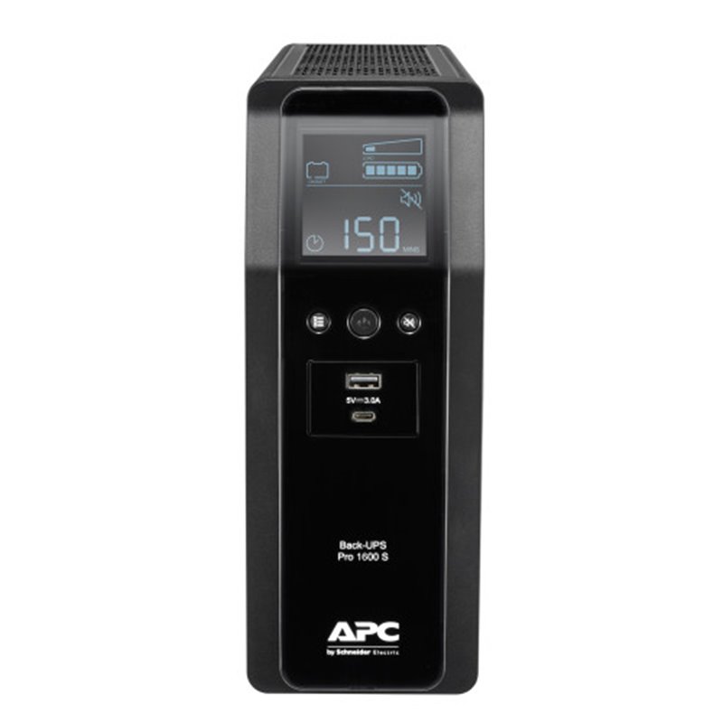 APC BR1600SI sistema de alimentación ininterrumpida (UPS) Línea interactiva 1,6 kVA 960 W 8 salidas AC